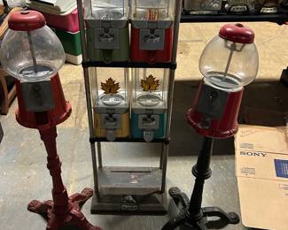 Beaver Mark I Antique Candy Vending Machine and Gumball Machines
