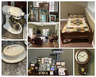An incredible selection inside the home from jewelry, clothing and artwork to furniture, kitchen appliances, decor and more!