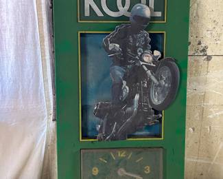 Vintage Kool Cigarettes Advertising Wall Clock (battery operated)