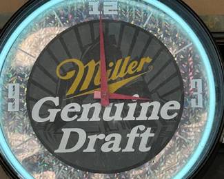 Vintage Miller Genuine Draft Wall Clock