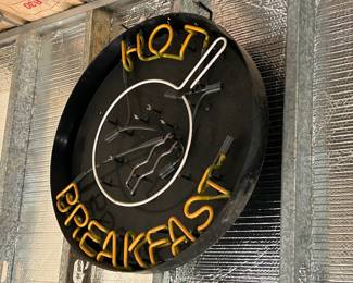 Hot Breakfast Large Neon Sign