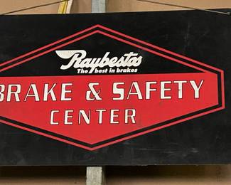 Raybestos Brake & Safety Center Advertising Sign
