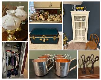 An incredible selection inside the home from jewelry, clothing and artwork to furniture, kitchen appliances, decor and more!
