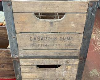 Old Cabarrus Creamery Milk Bottle Crates (Concord, N.C.)