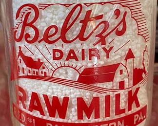 Beltz's Dairy Palmerton, Pa. ACL Bottle