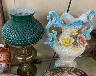 Vintage Lamps and Porcelain
