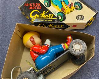 Modern Toys Tin Litho Go-Kart (MIB)