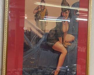 Pinup Girl Military Print
