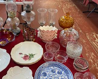Assorted Glass and Porcelain