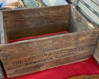 Old Advertising Crates