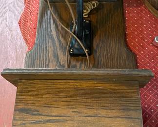Oak Wall Telephone