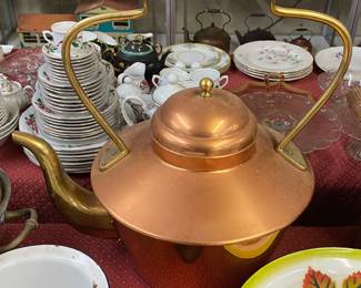 Large Copper Teapot