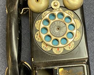 Vintage Tin Litho Pla-Pay Phone