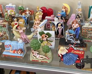 Large Assortment of Vintage DUG Liquor Decanters