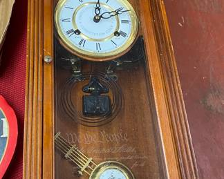 U.S. Commemorative Society Anniversary Clock