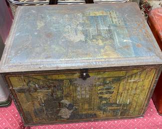 Early Tin Advertising Box