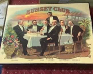 Sunset Club Cigar Box
