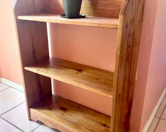 Wood display shelf (great for a succulent collection!)