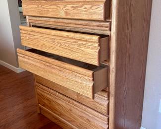 5-tier wood dresser