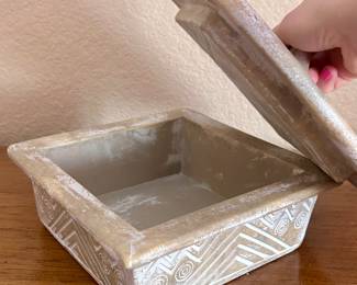 Pottery box decor