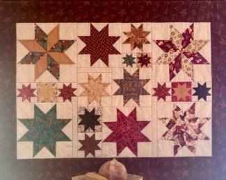 Handmade quilt artwork