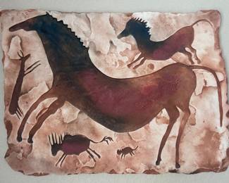 Pictograph style artwork