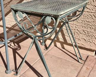 small outdoor garden bench