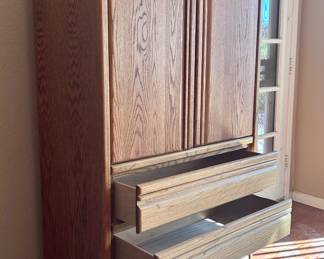 3-tier dresser and cabinet