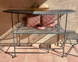 Metal outdoor stand