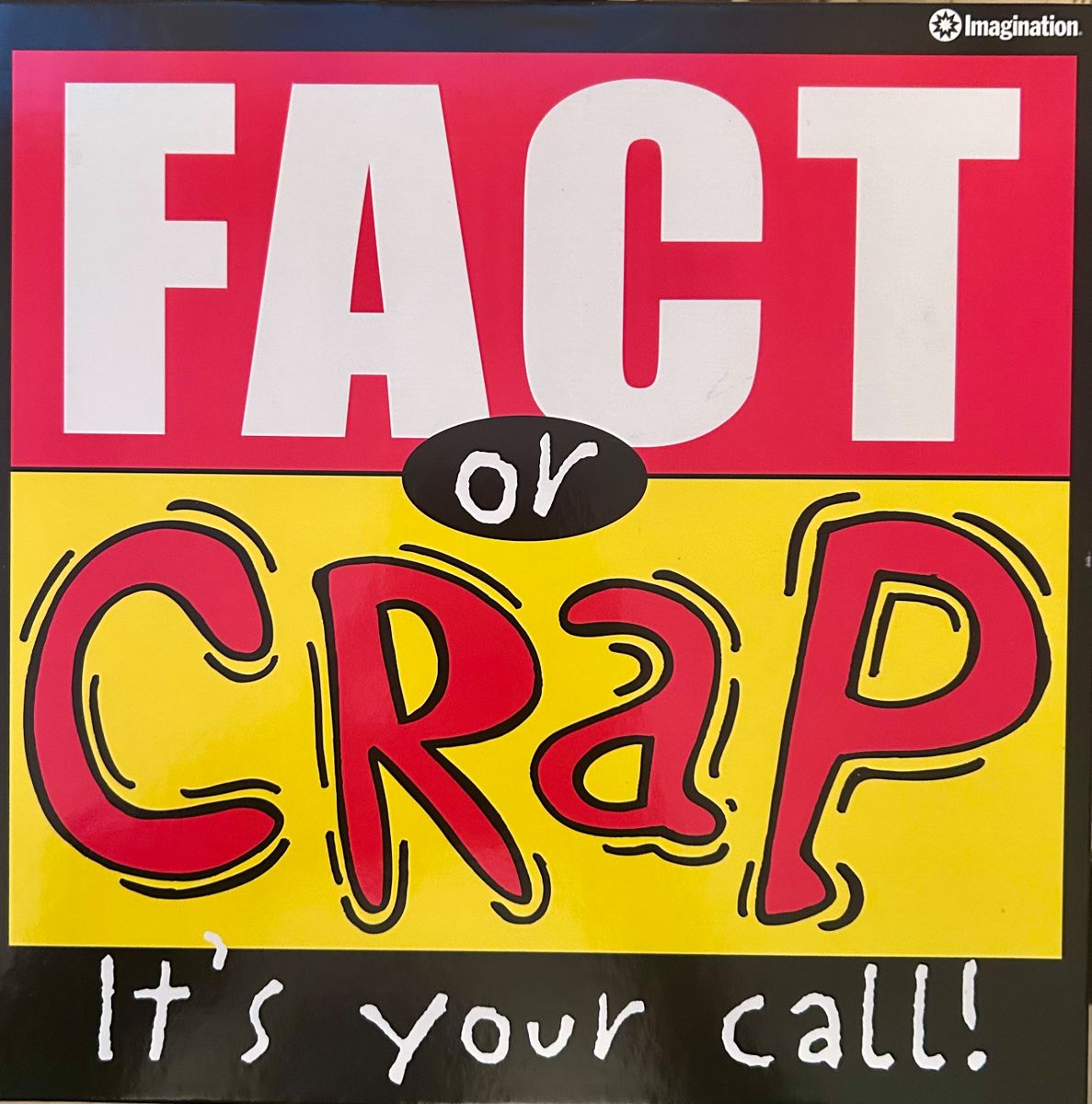 Fact or crap trivia board game