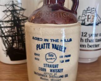 Vintage whiskey bottle 