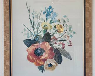 Vintage floral painting 