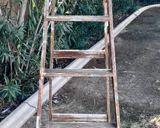 wood ladder