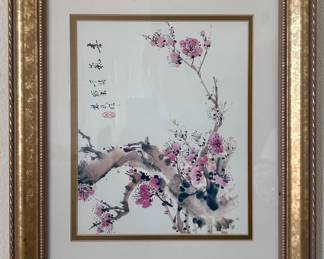 Floral Japanese art decor