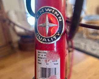 Schwinn red men's mountain bike