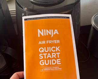 Ninja air fryer with manual