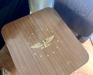 U.S. Marines set of wood tray tables 