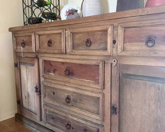 Wood dresser