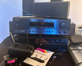 DVD player and speakers