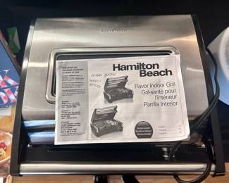Hamilton Beach indoor grill