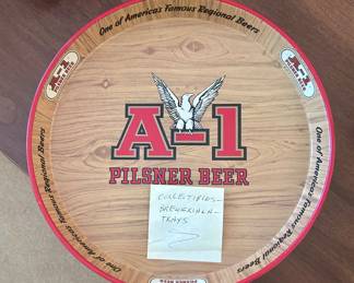 Collectible A-1 Pilsner Beer Breweriana tray