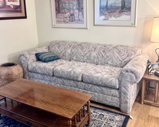 Southwestern couch and wall decor art