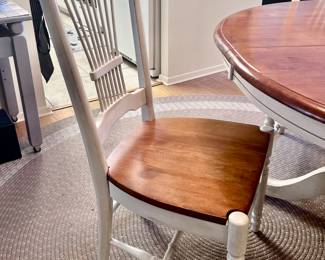 Wood dining table chair (set of 4)