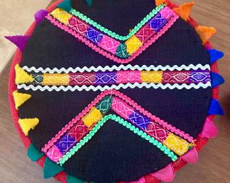 Foreign colorful hat