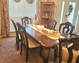 and another view of the dining room set