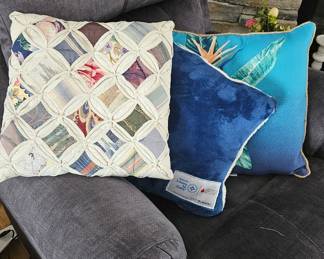 Throw pillows