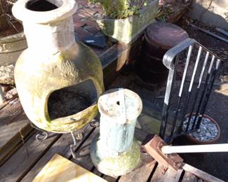 Items Located On The Back Patio