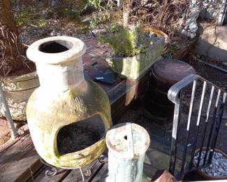 Items Located On The Back Patio