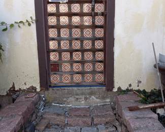 Cobble Stones Leading To The Garage ~ Be Careful On The Steps!
