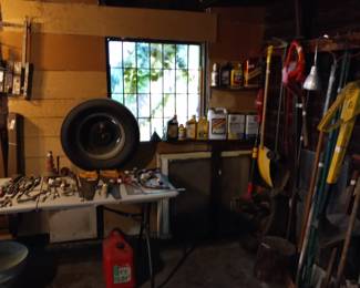 Items Located In The Garage